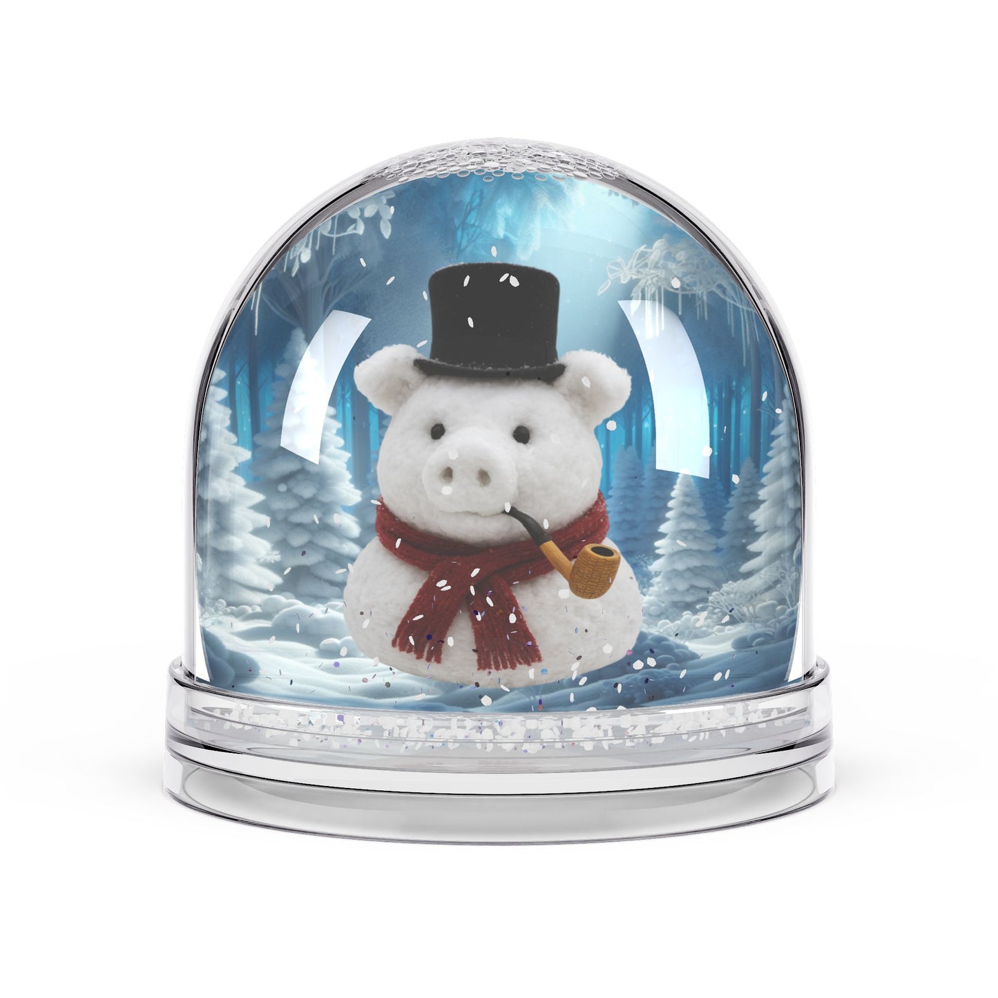 Crusty the Snow Pig Snow Globe