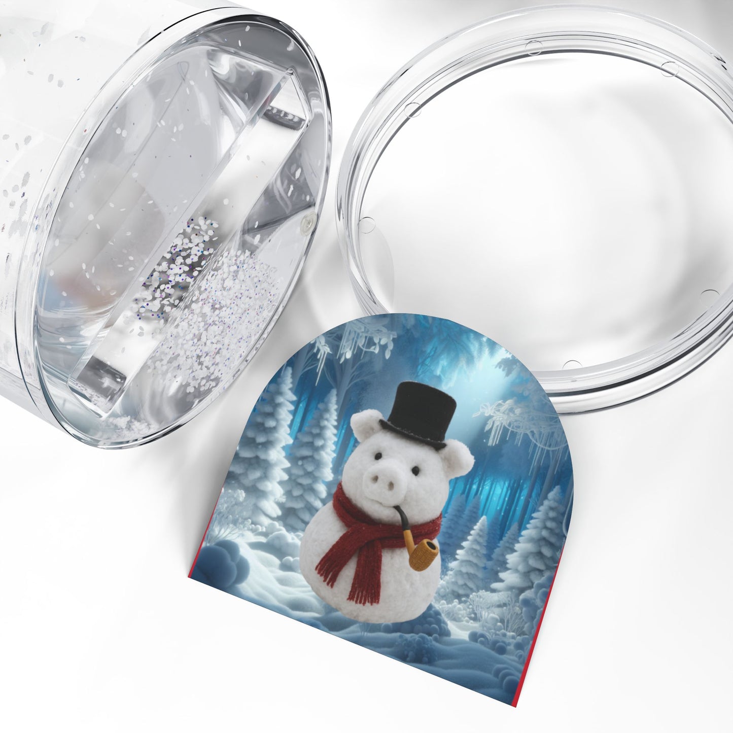 Crusty the Snow Pig Snow Globe