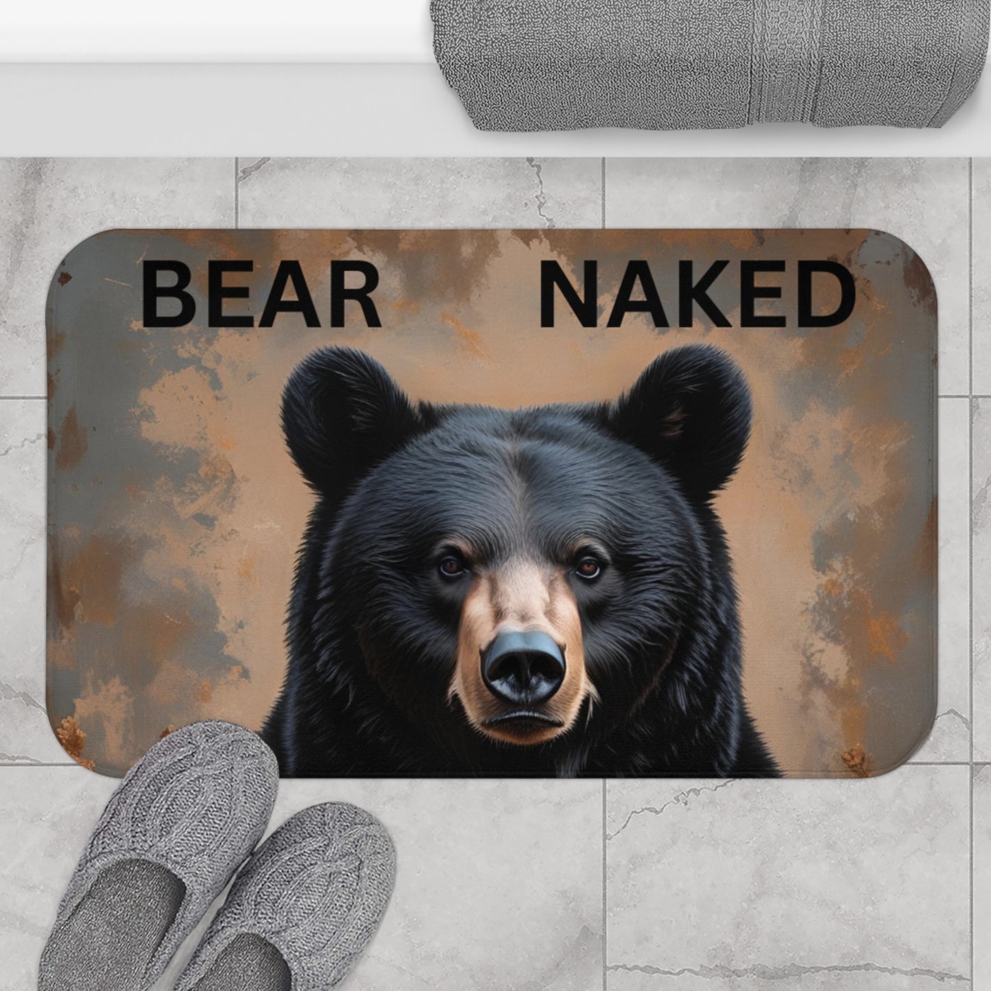 Bear Naked Bath Mat
