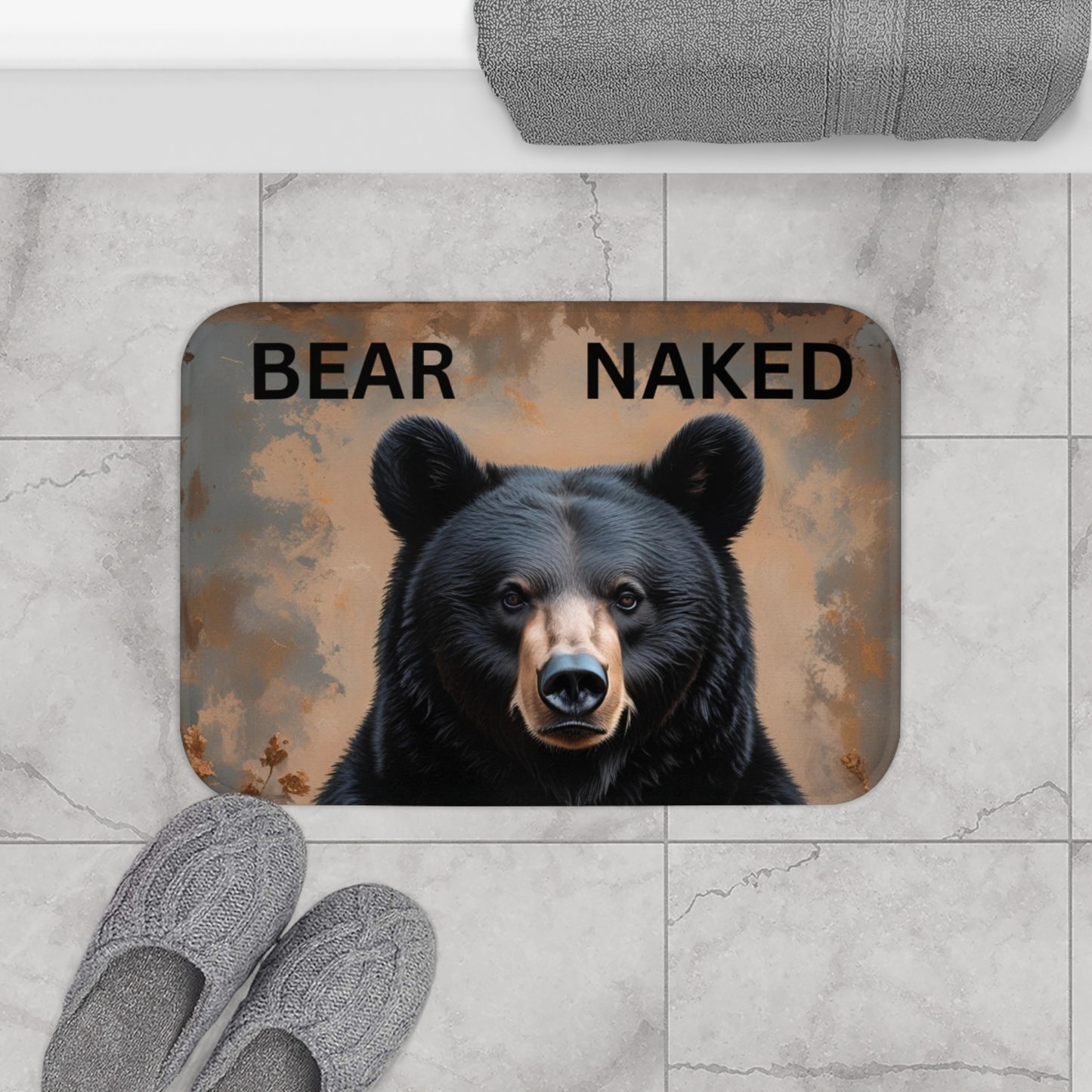 Bear Naked Bath Mat