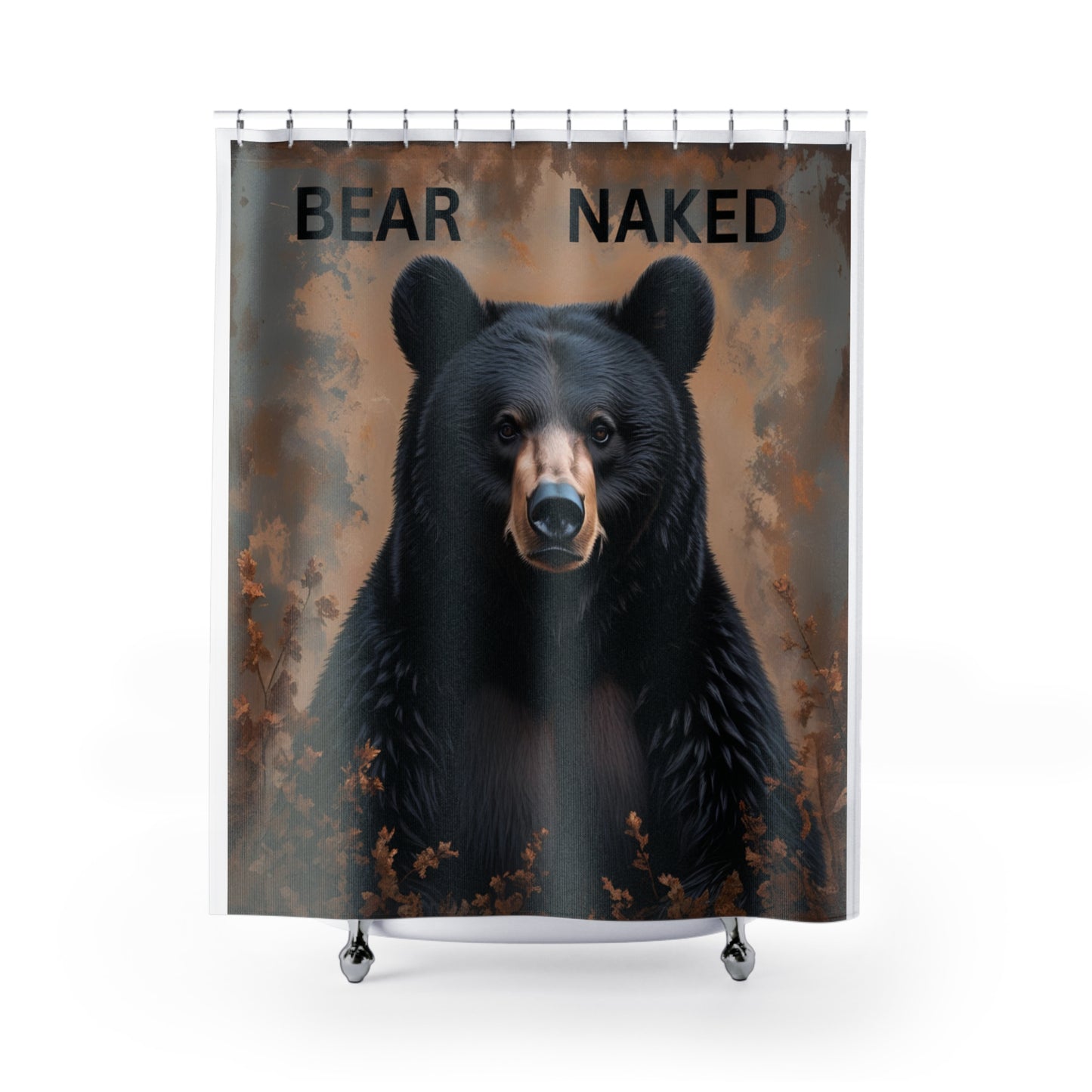 Bear Naked Shower Curtain