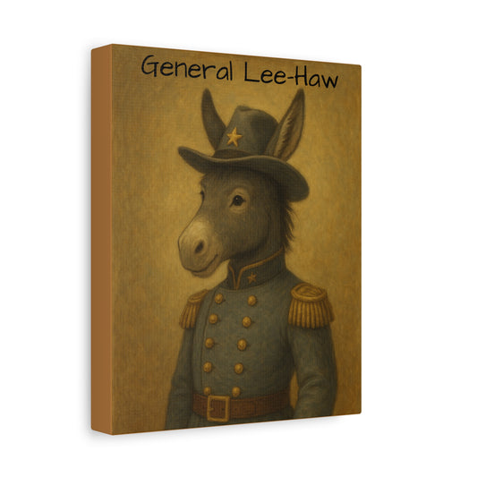 General Lee-Haw Wall Art Canvas