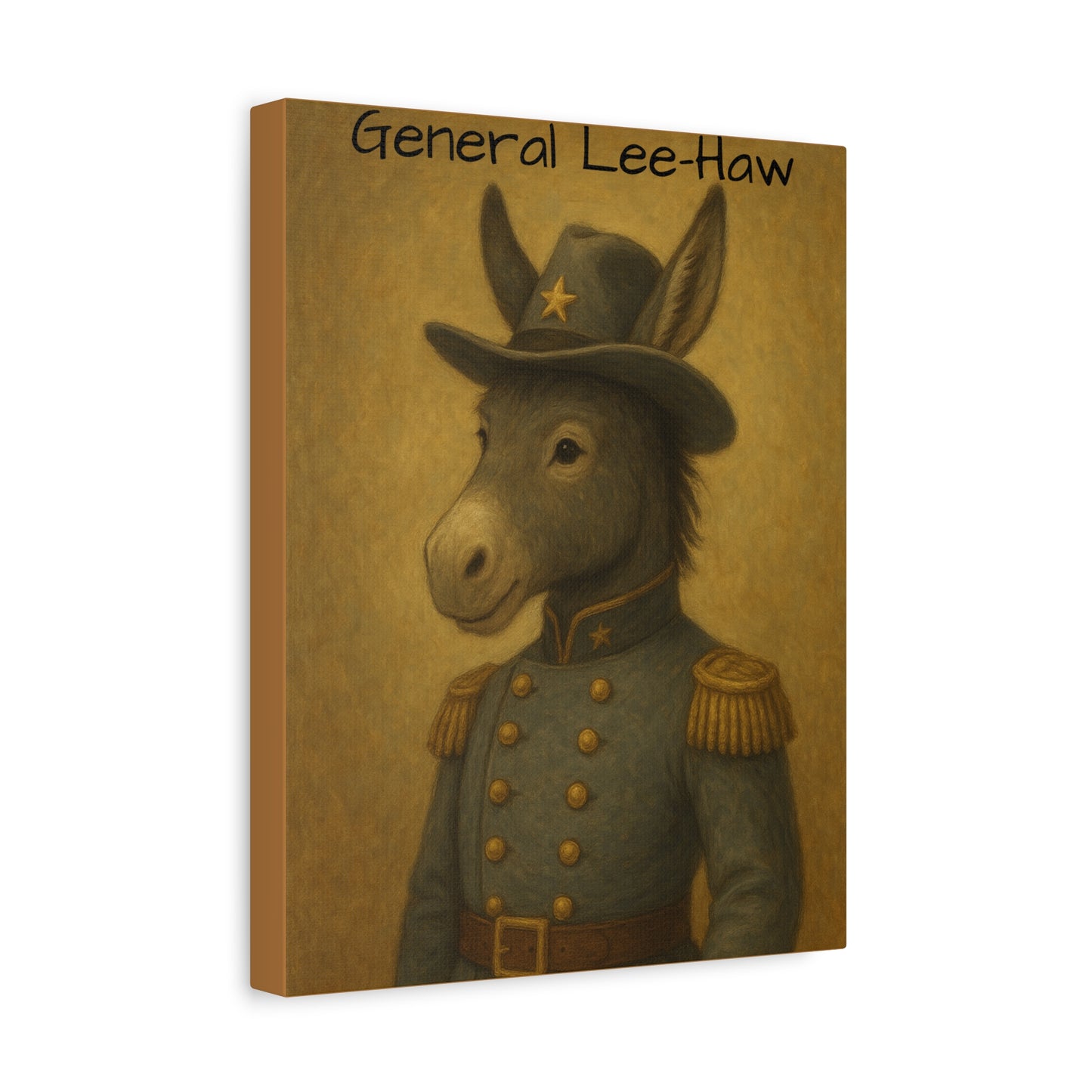 General Lee-Haw Wall Art Canvas