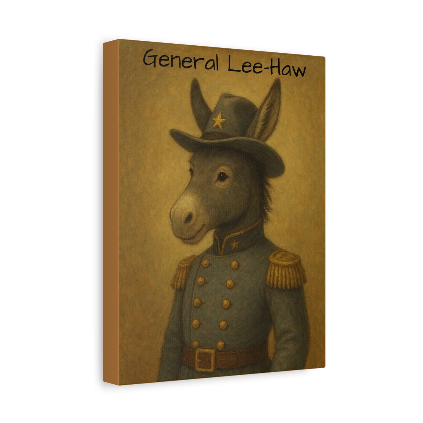 General Lee-Haw Wall Art Canvas