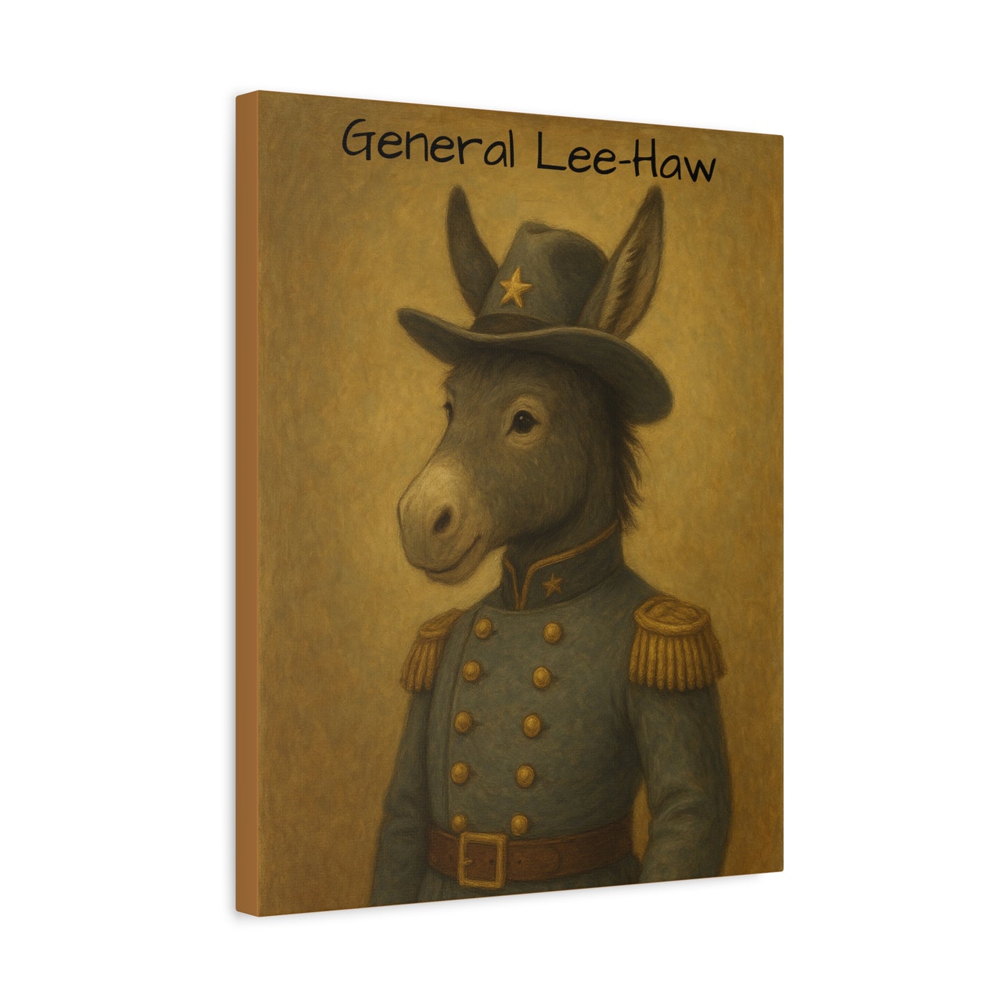 General Lee-Haw Wall Art Canvas
