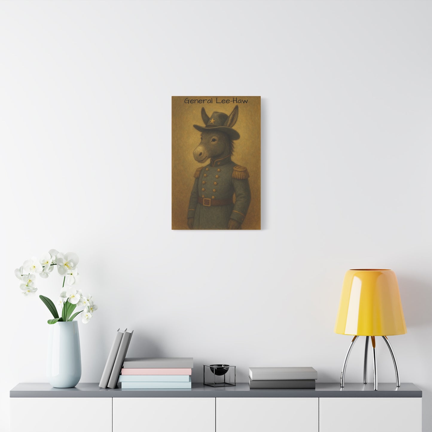 General Lee-Haw Wall Art Canvas