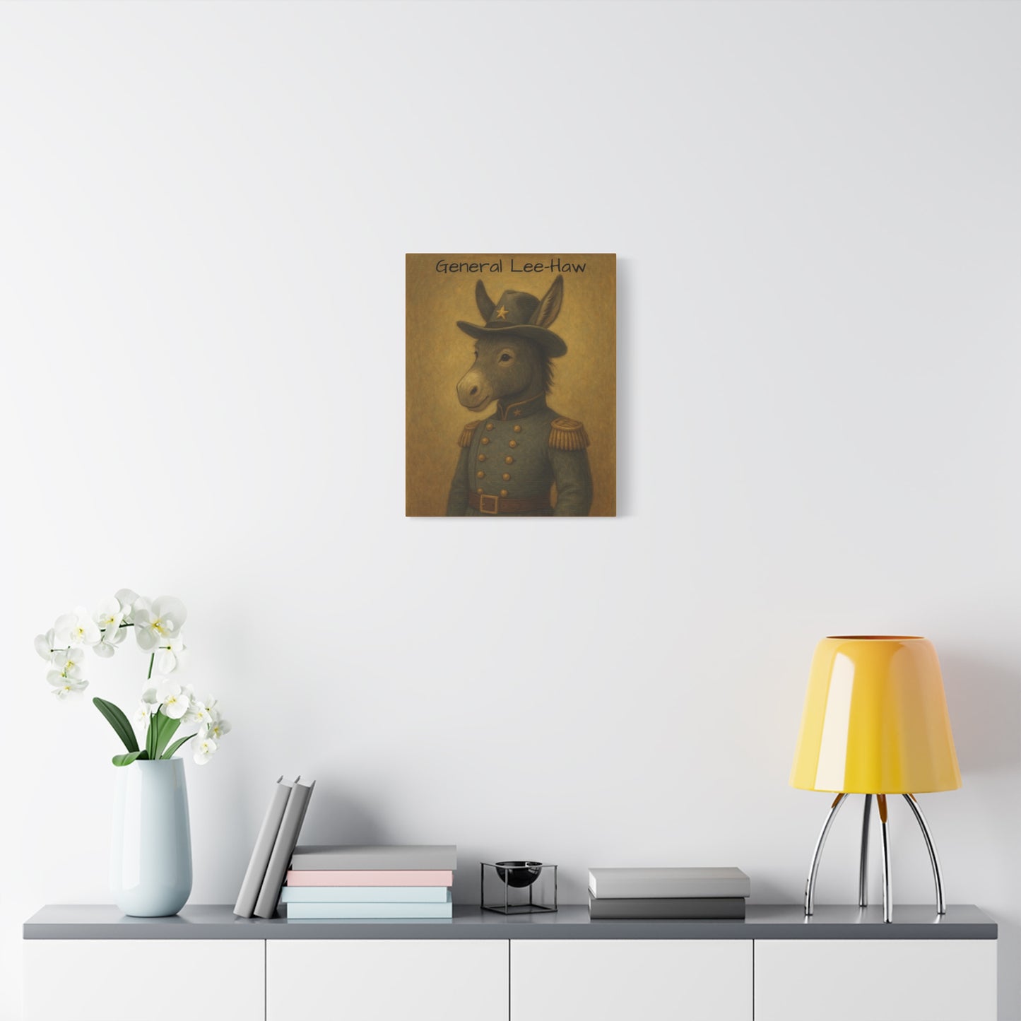 General Lee-Haw Wall Art Canvas