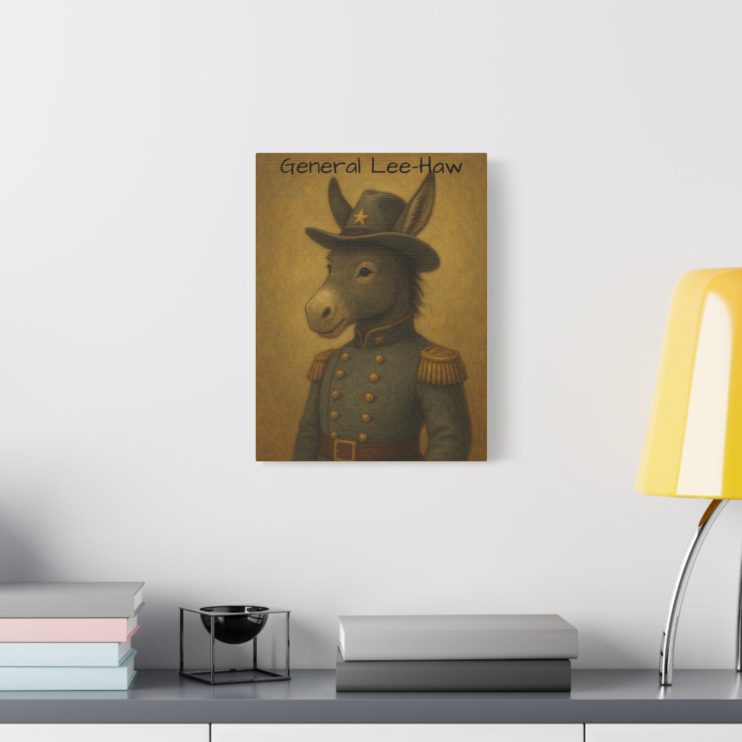General Lee-Haw Wall Art Canvas