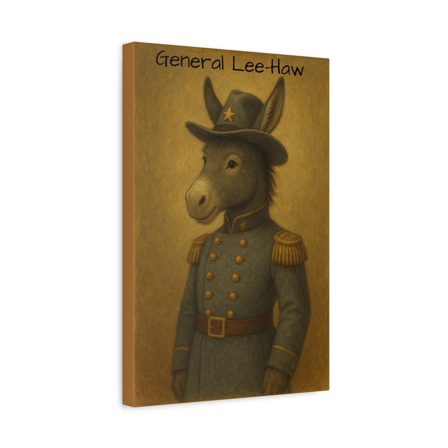 General Lee-Haw Wall Art Canvas