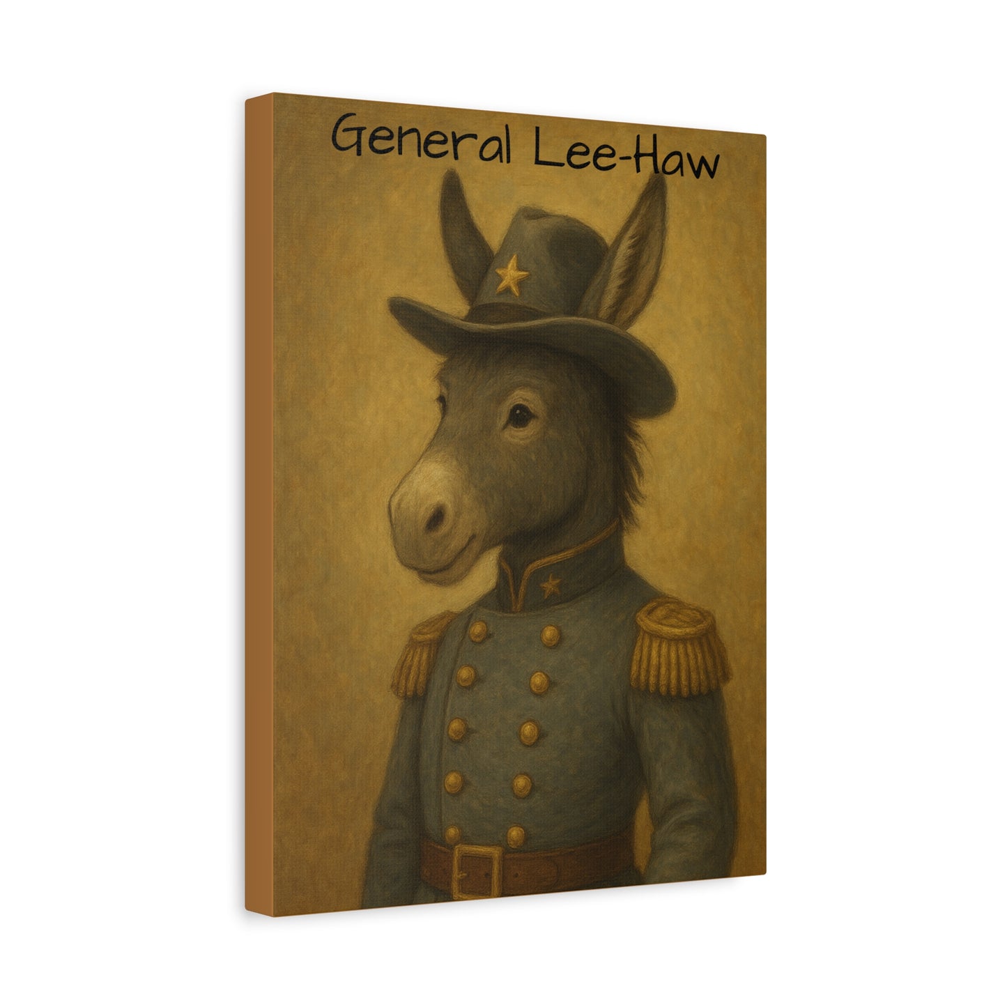 General Lee-Haw Wall Art Canvas
