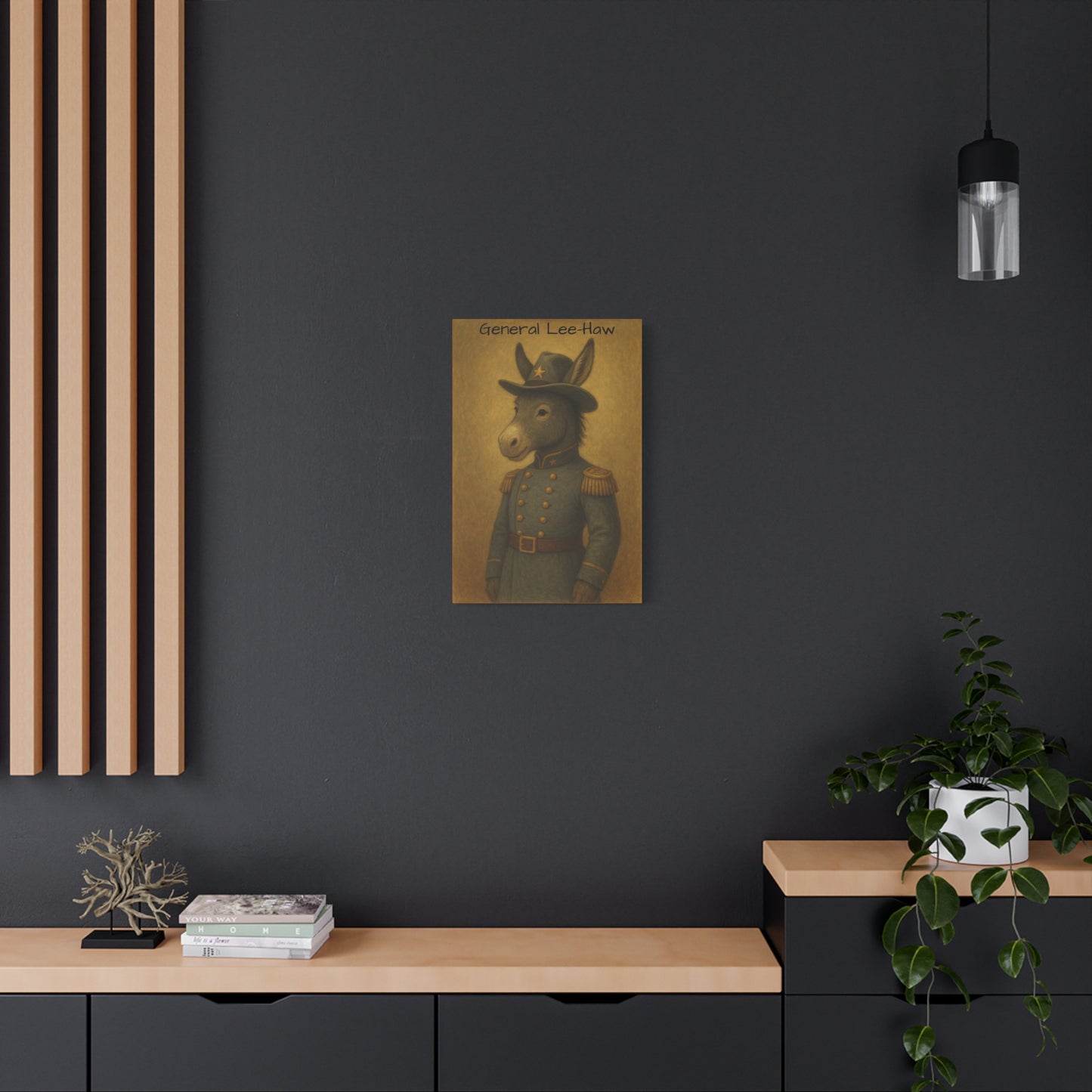 General Lee-Haw Wall Art Canvas