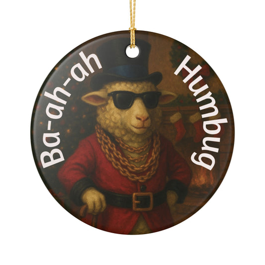 Ba-ah-ah Humbug Christmas Tree Decoration