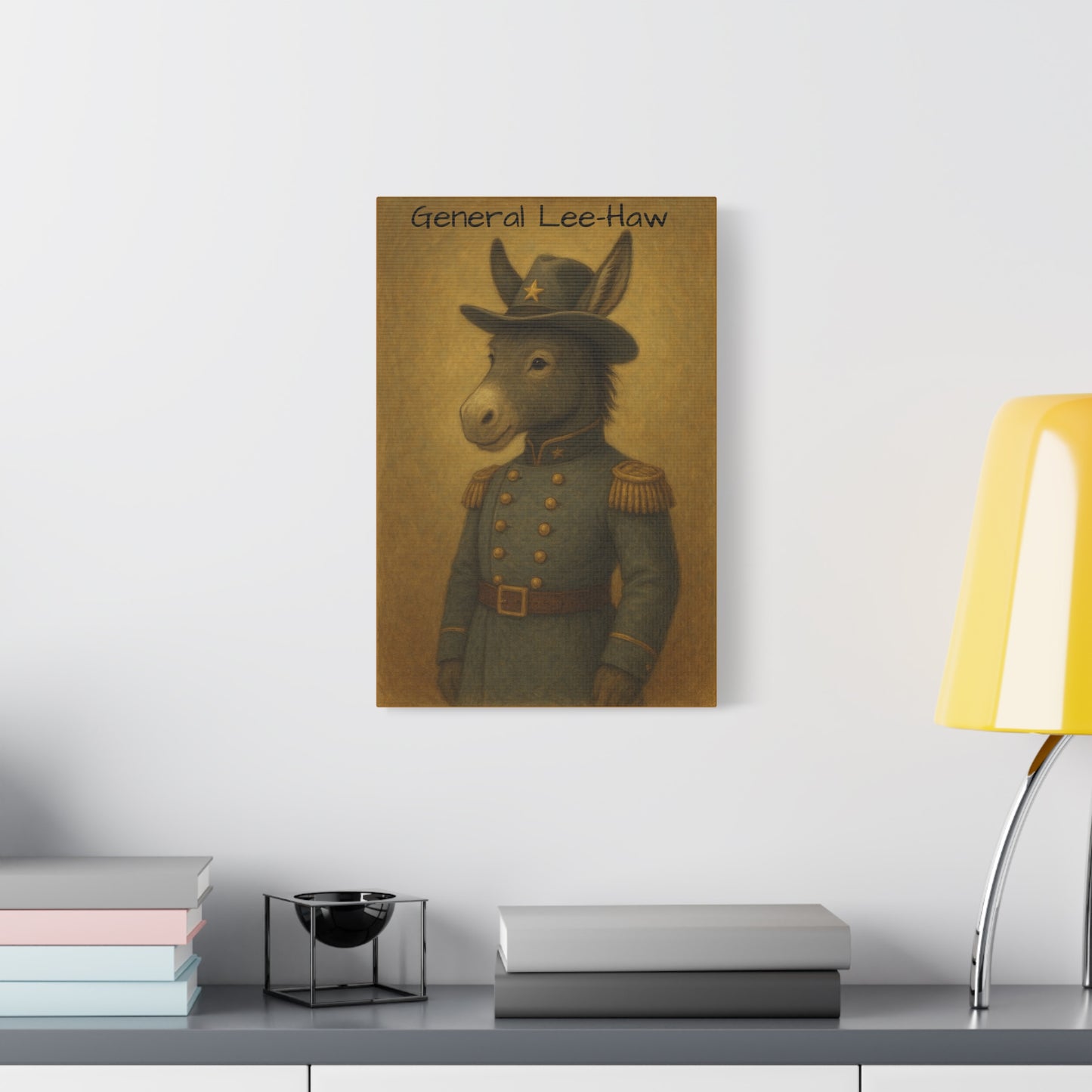 General Lee-Haw Wall Art Canvas