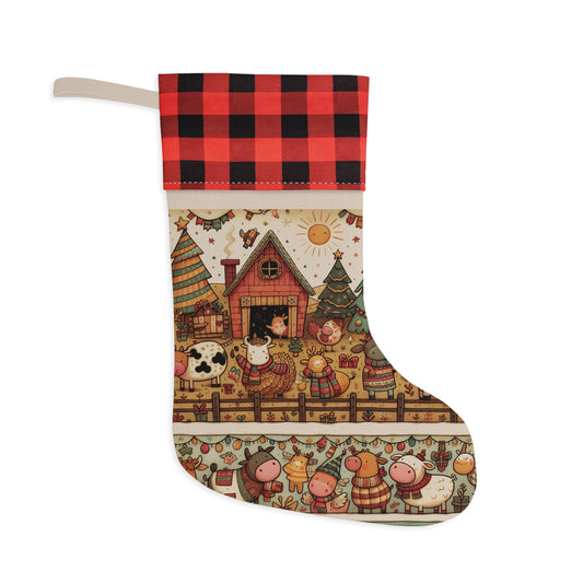 Cozy Holiday Christmas Stocking