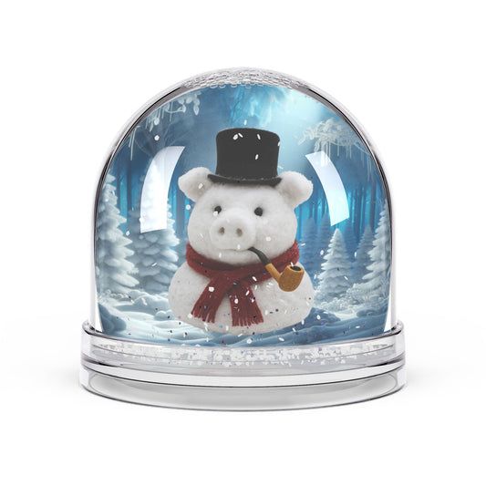 Crusty the Snow Pig Snow Globe