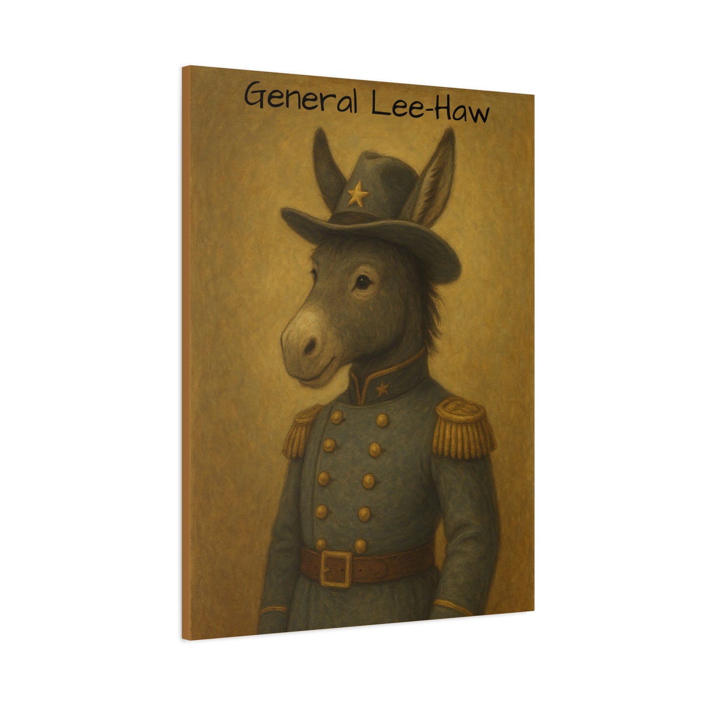 General Lee-Haw Wall Art Canvas