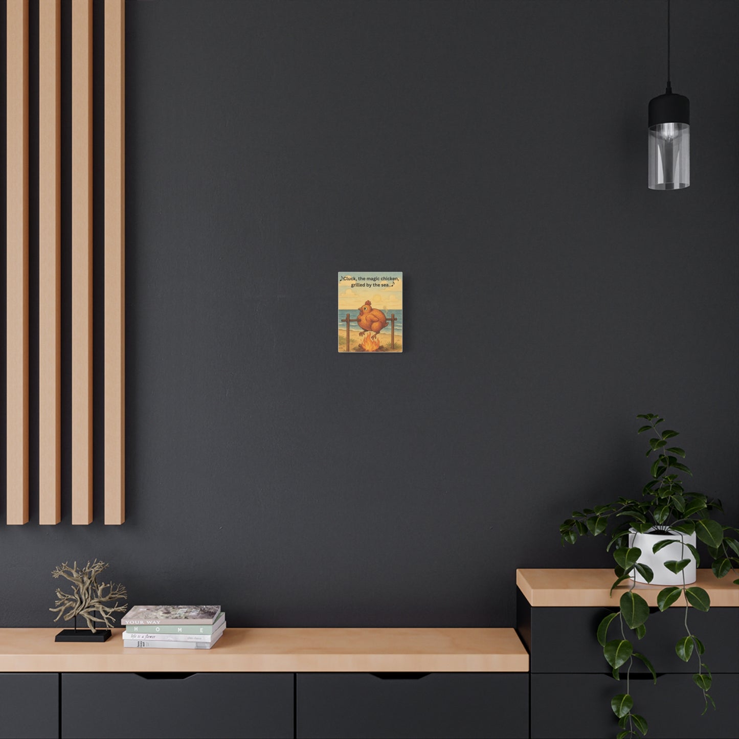 Cluck the Magic Chicken - Canvas Wall Art