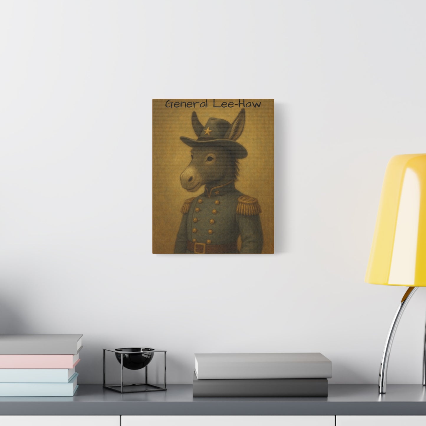 General Lee-Haw Wall Art Canvas