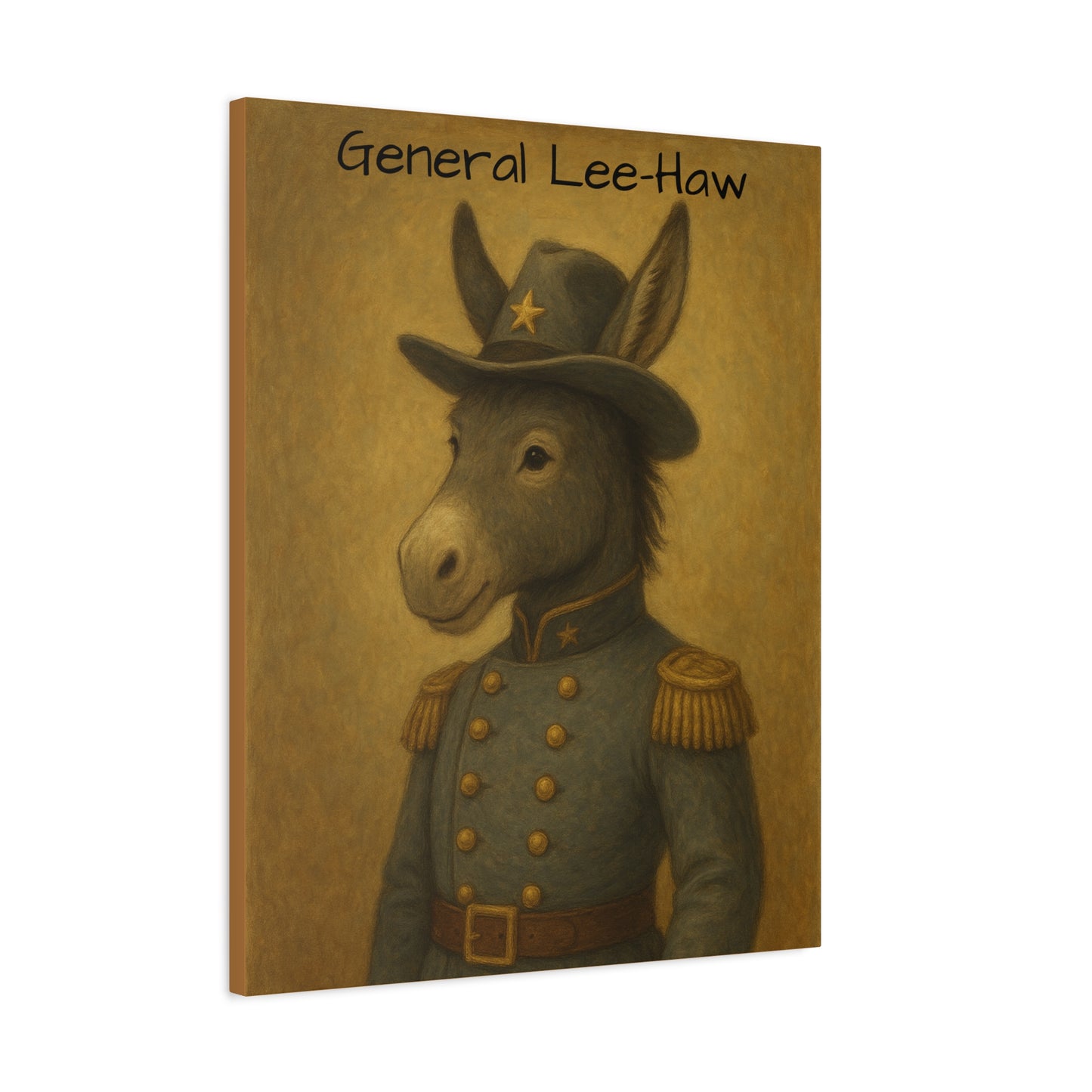 General Lee-Haw Wall Art Canvas