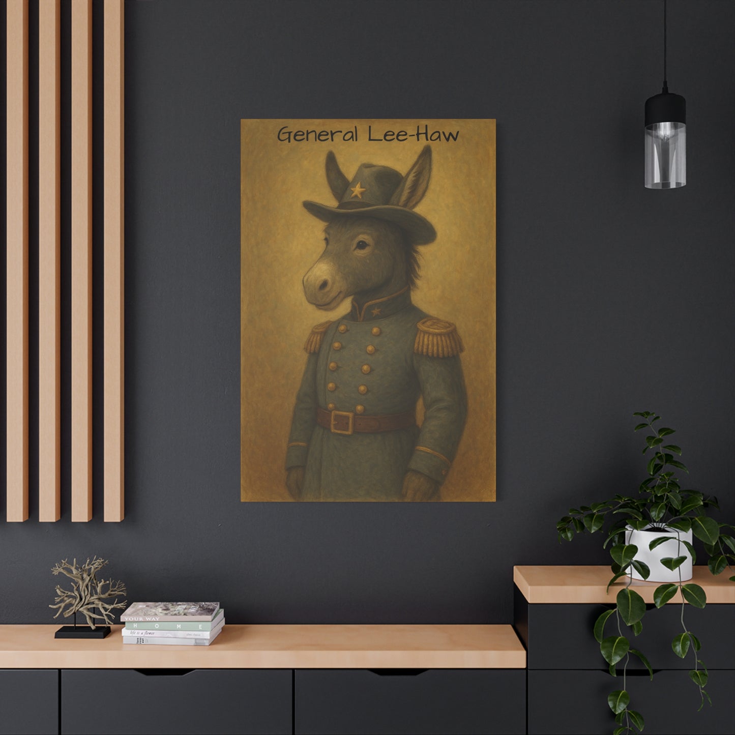 General Lee-Haw Wall Art Canvas