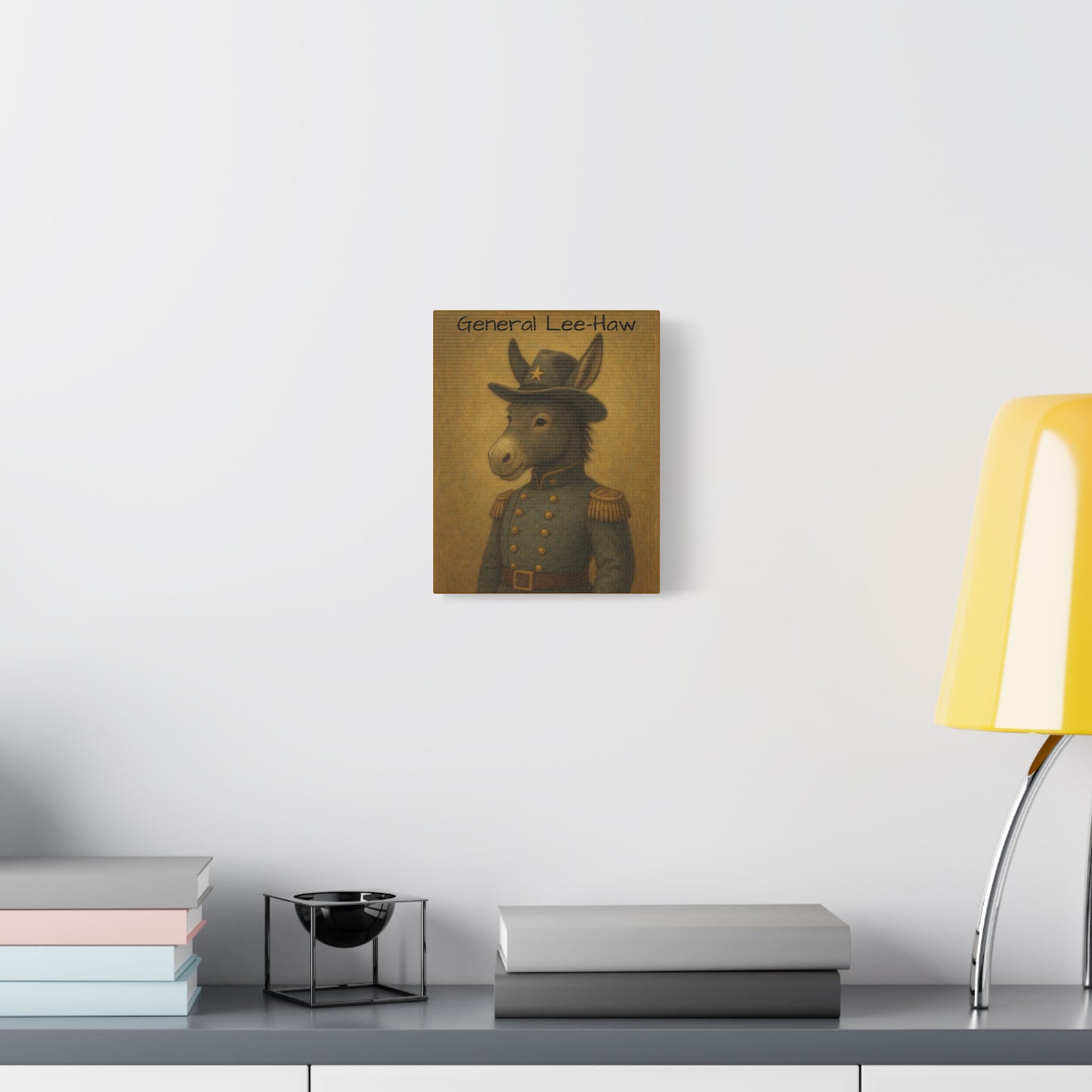 General Lee-Haw Wall Art Canvas