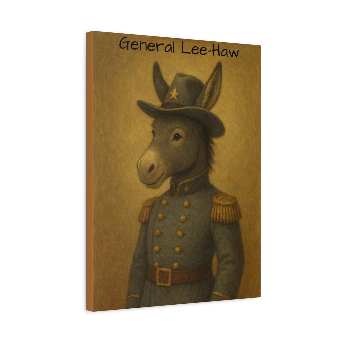 General Lee-Haw Wall Art Canvas