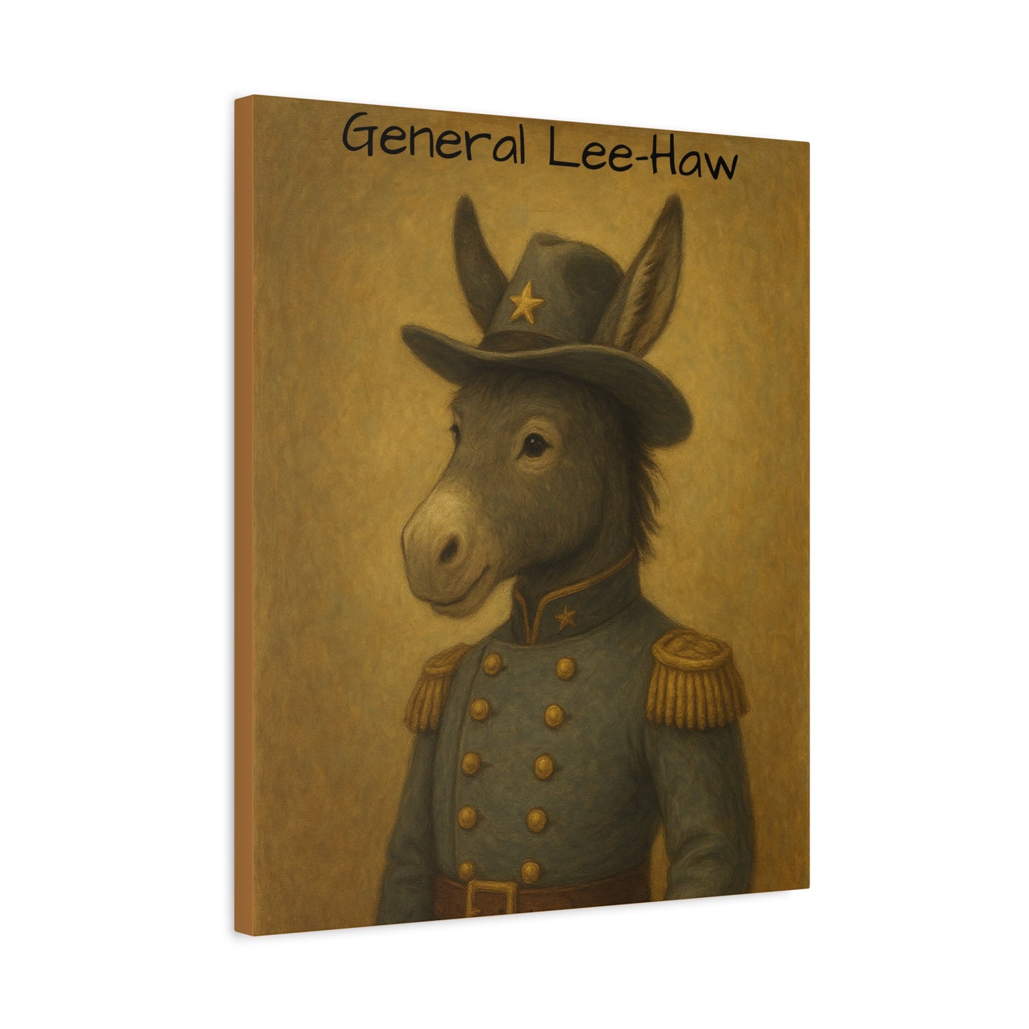 General Lee-Haw Wall Art Canvas