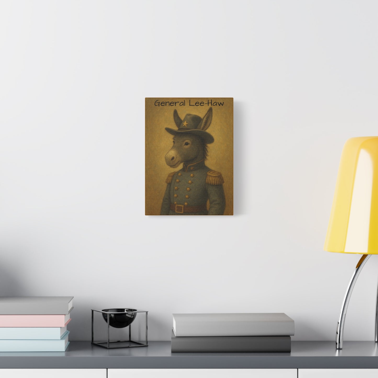 General Lee-Haw Wall Art Canvas