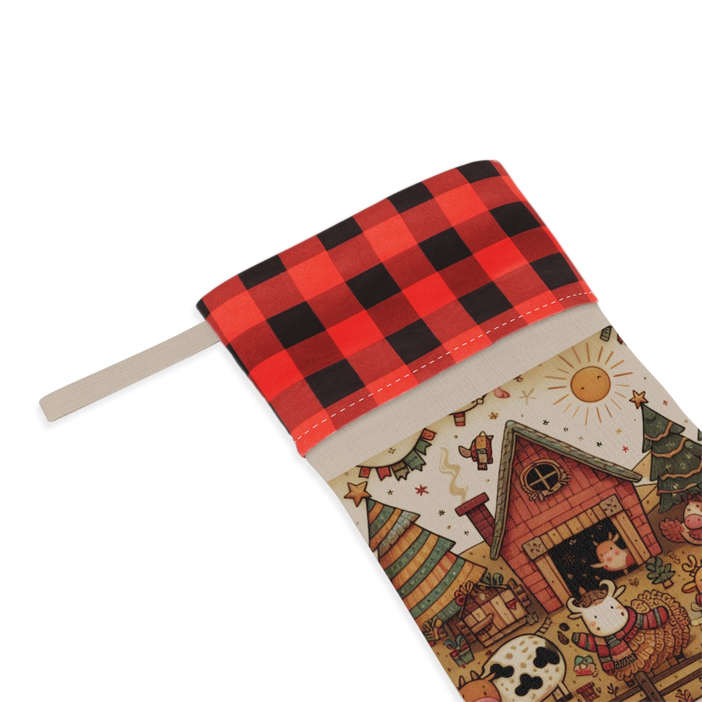 Cozy Holiday Christmas Stocking