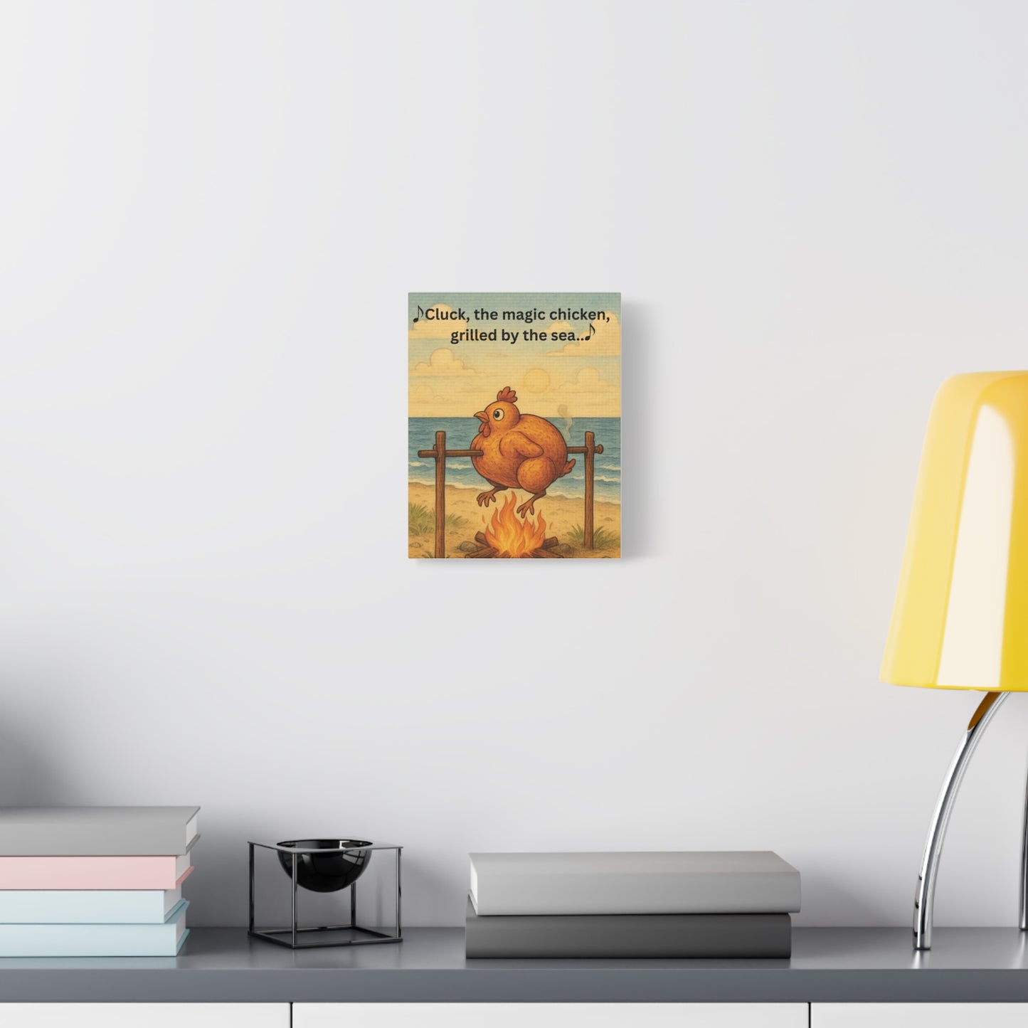 Cluck the Magic Chicken - Canvas Wall Art