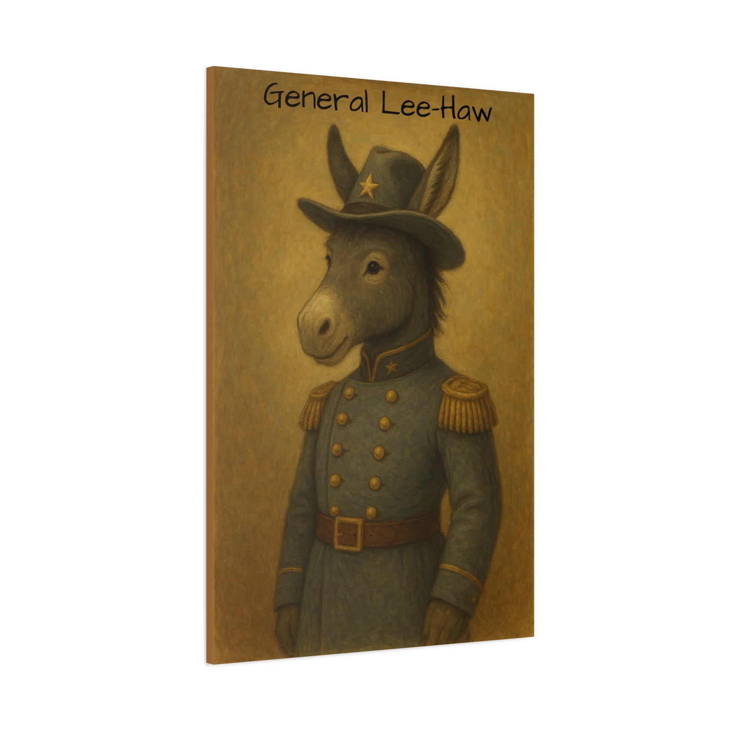 General Lee-Haw Wall Art Canvas