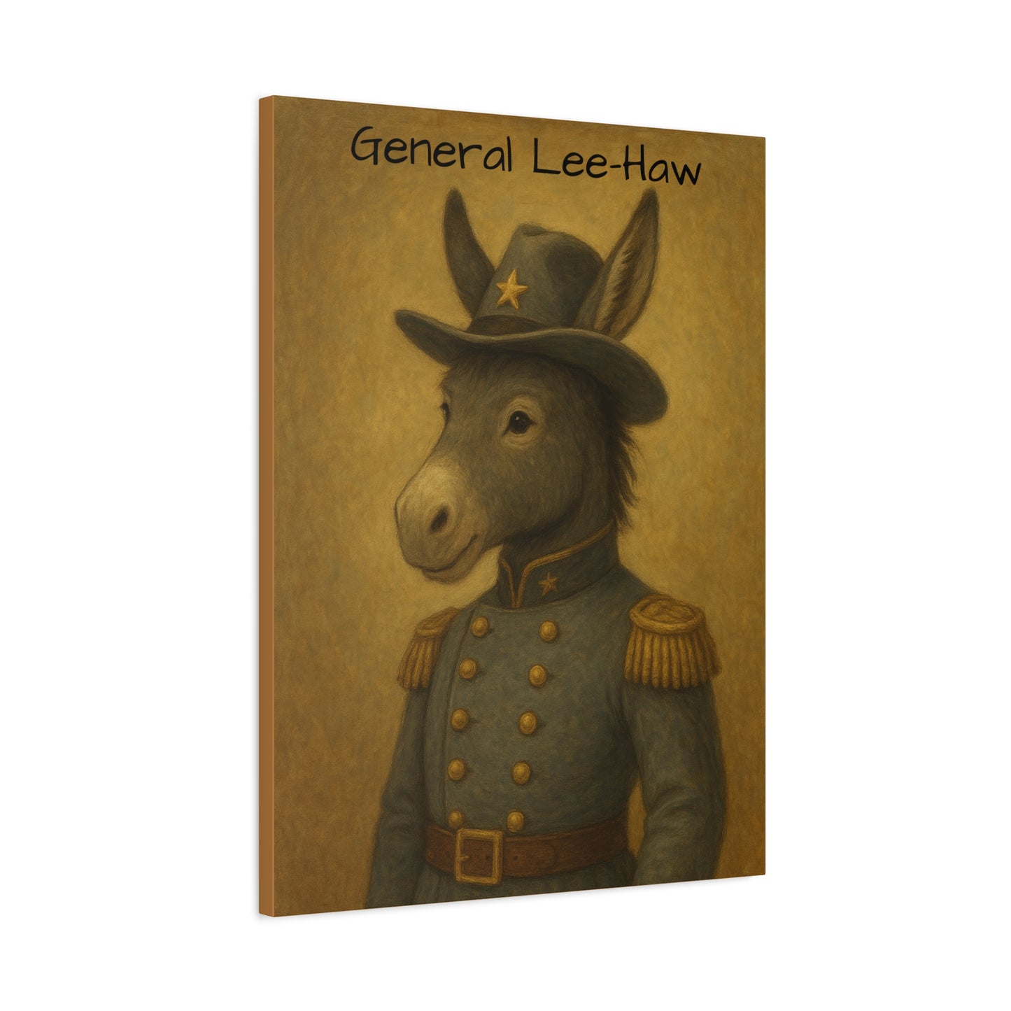 General Lee-Haw Wall Art Canvas