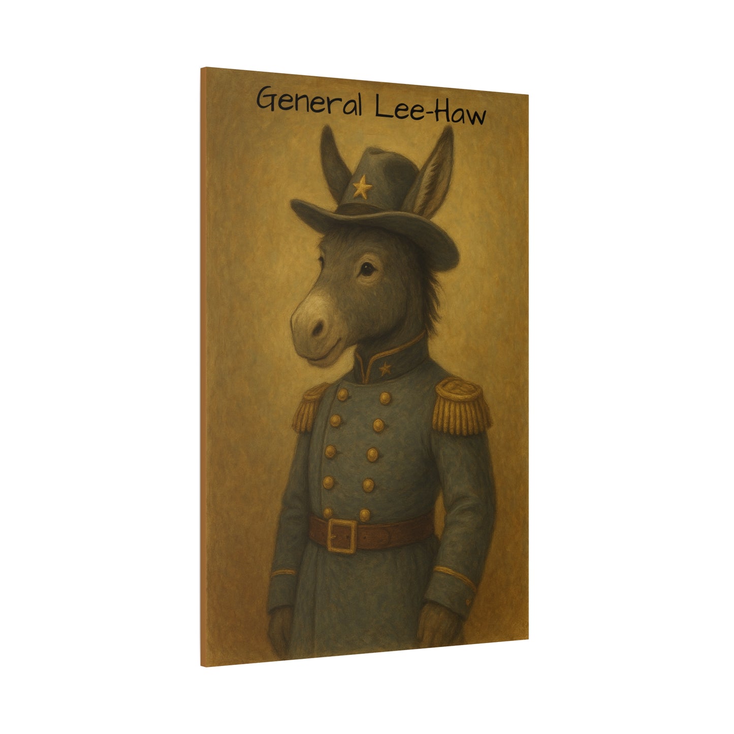 General Lee-Haw Wall Art Canvas