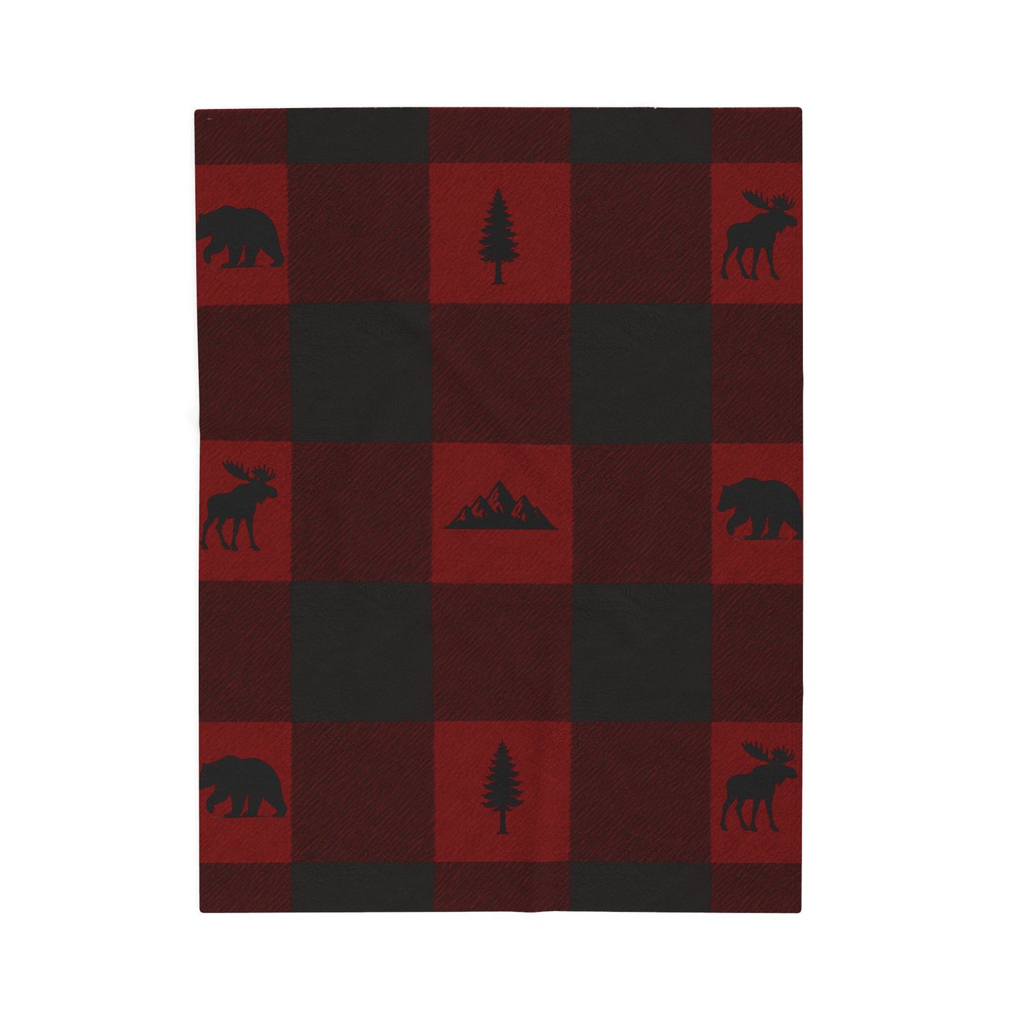Cozy Cabin Velveteen Blanket
