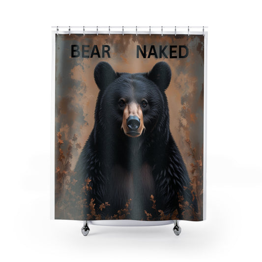 Bear Naked Shower Curtain
